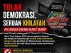 TOLAK DEMOKRASI, SERUAN KHILAFAH APA AGENDA SEBENAR HIZBUT TAHRIR?