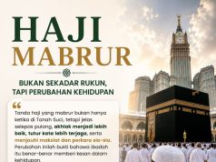 HAJI MABRUR – BUKAN SEKADAR RUKUN, TAPI PERUBAHAN KEHIDUPAN