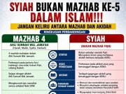 SYIAH BUKAN MAZHAB KE-5 DALAM ISLAM!!! JANGAN KELIRU ANTARA MAZHAB DAN AKIDAH