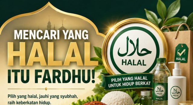 MENCARI YANG HALAL ITU ADALAH FARDHU, JANGAN SEMBARANGAN KONSUMSI!!
