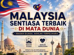 MALAYSIA SENTIASA TERBAIK DI MATA DUNIA: IBADAH DIJAGA, AKHLAK TERPELIHARA