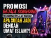 PROMOSI GEJALA SONGSANG MELIBATKAN PESALAH MAKSIAT: APA SUDAH JADI DENGAN UMAT ISLAM?!