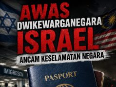 AWAS DWIKEWARGANEGARA ISRAEL: ANCAM KESELAMATAN NEGARA