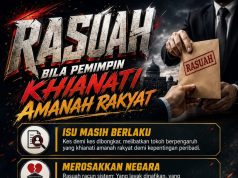 RASUAH: BILA PEMIMPIN KHIANATI AMANAH RAKYAT