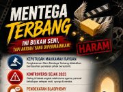 MENTEGA TERBANG: INI BUKAN SENI, TAPI AKIDAH YANG DIPERMAINKAN!