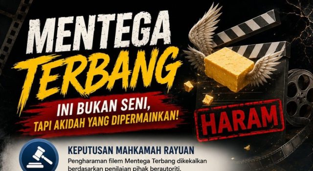 MENTEGA TERBANG: INI BUKAN SENI, TAPI AKIDAH YANG DIPERMAINKAN!
