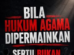 BILA HUKUM AGAMA DIPERMAINKAN: SERTU BUKAN IKUT LOGIK, TAPI SYARIAT