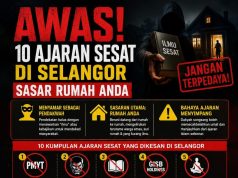 AWAS! 10 AJARAN SESAT DI SELANGOR SASAR RUMAH ANDA