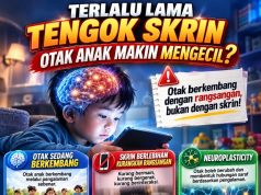 TERLALU LAMA TENGOK SKRIN: OTAK ANAK MAKIN MENGECIL?