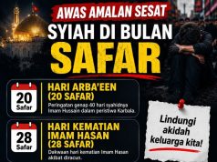 AWAS AMALAN SESAT SYIAH DI BULAN SAFAR