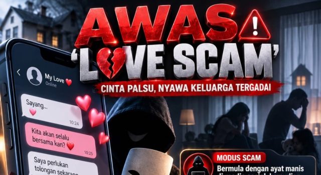 AWAS ‘LOVE SCAM’ : KERANA CINTA PALSU NYAWA KELUARGA TERGADAI
