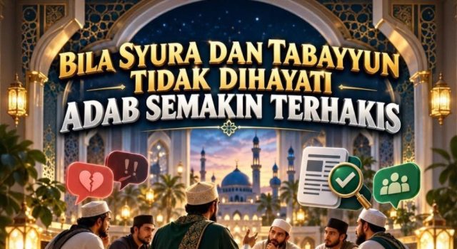 BILA SYURA DAN TABAYYUN TIDAK DIHAYATI: ADAB SEMAKIN TERHAKIS