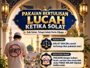 MEMAKAI PAKAIAN BERTULISAN LUCAH KETIKA SOLAT – SAH SOLATKAH ATAU HILANG ADAB DI HADAPAN ALLAH?