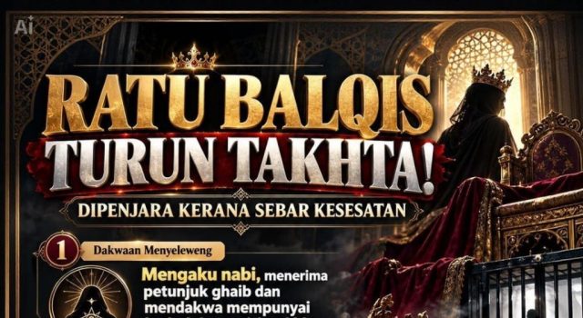 RATU BALQIS TURUN TAKHTA! DIPENJARA KERANA SEBAR KESESATAN